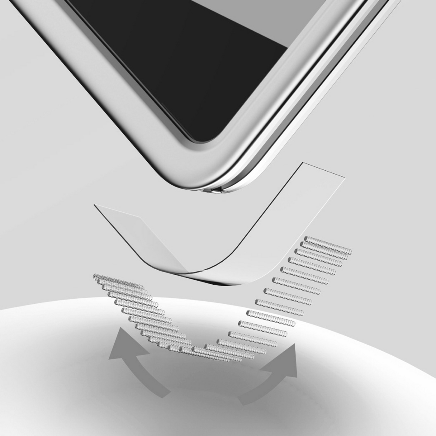 Leather Pattern Z Fold Case - LAMKARI