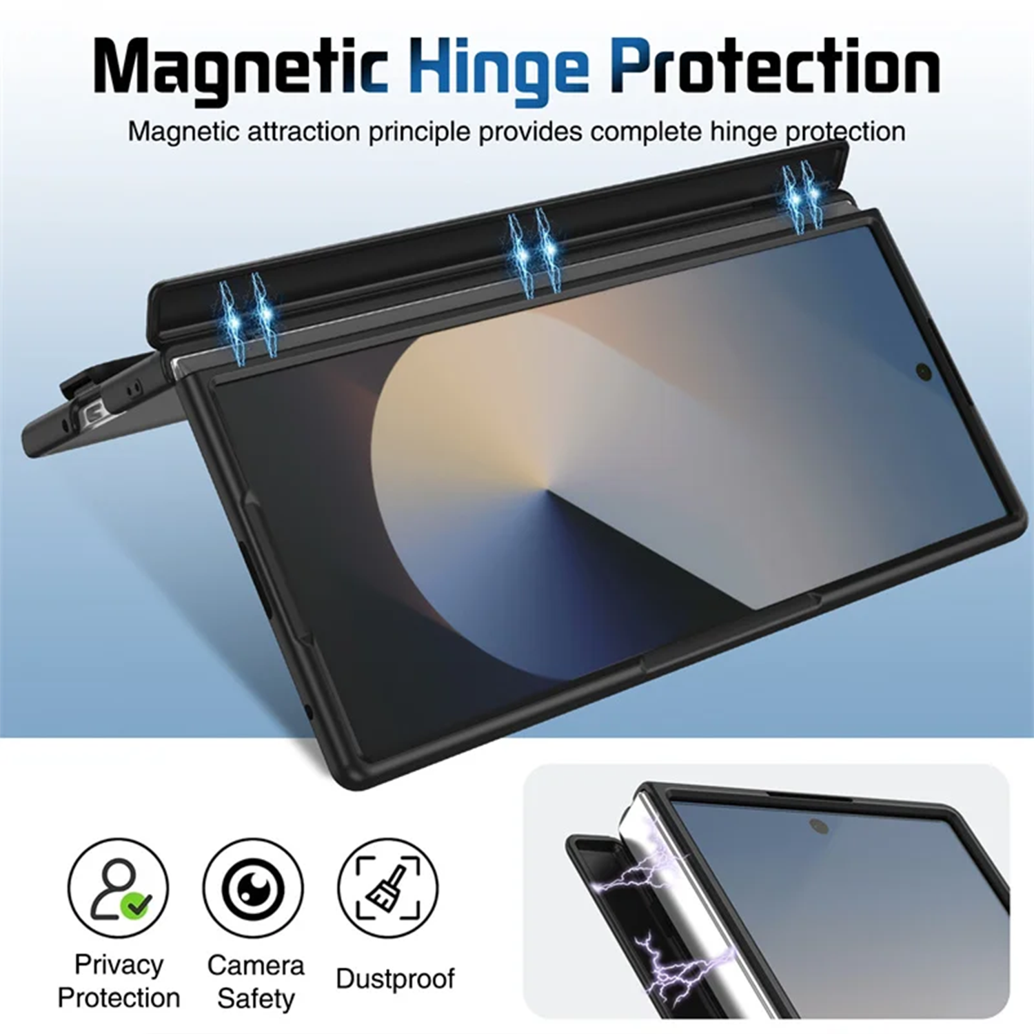 Military Grade Kickstand Hinge Protection Z Fold7 Case
