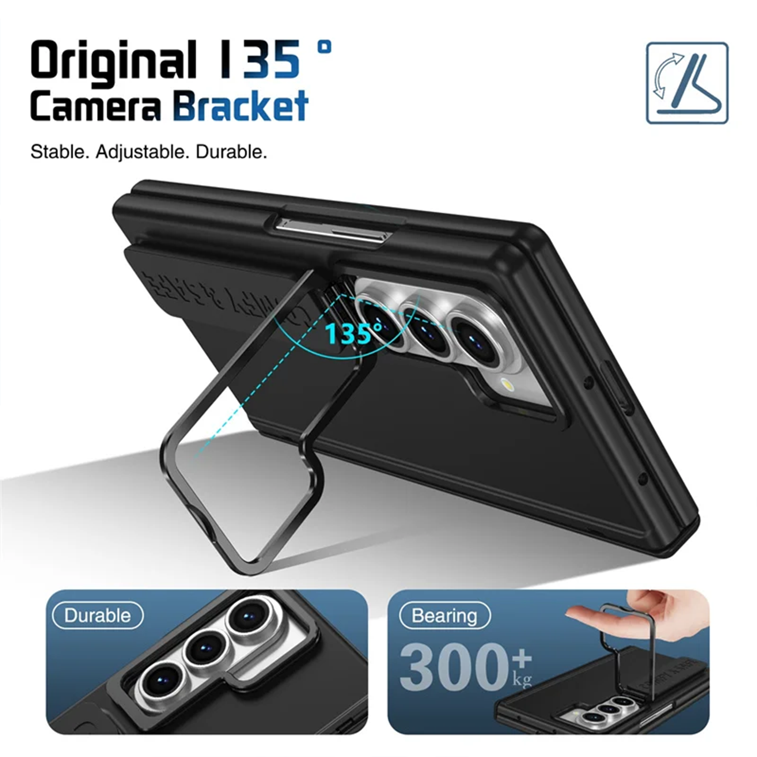 Military Grade Kickstand Hinge Protection Z Fold7 Case
