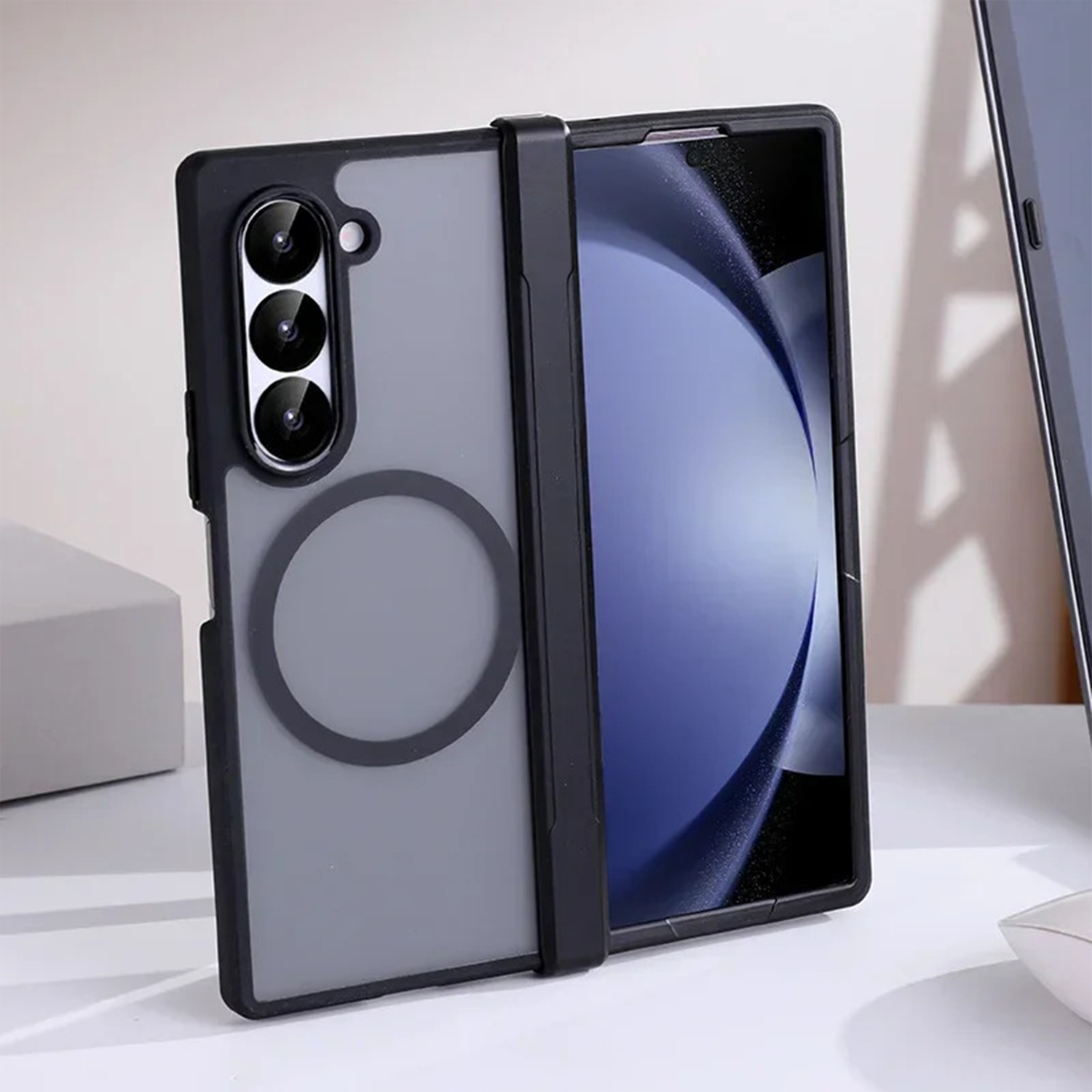 Clear MagSafe Z Fold7 Case - Wireless Charging Z Fold 7 Slim Build Cover