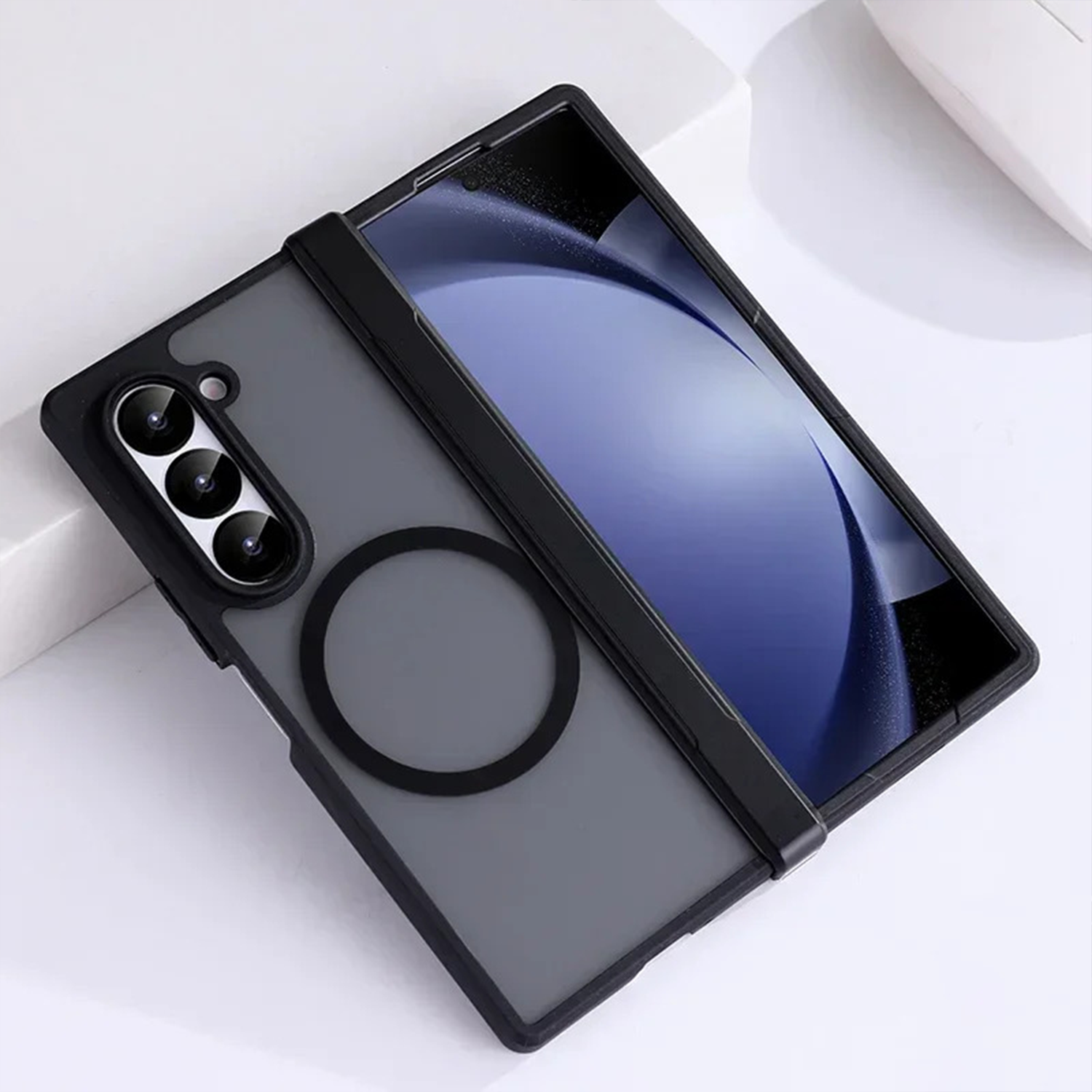 Clear MagSafe Z Fold7 Case - Wireless Charging Z Fold 7 Slim Build Cover