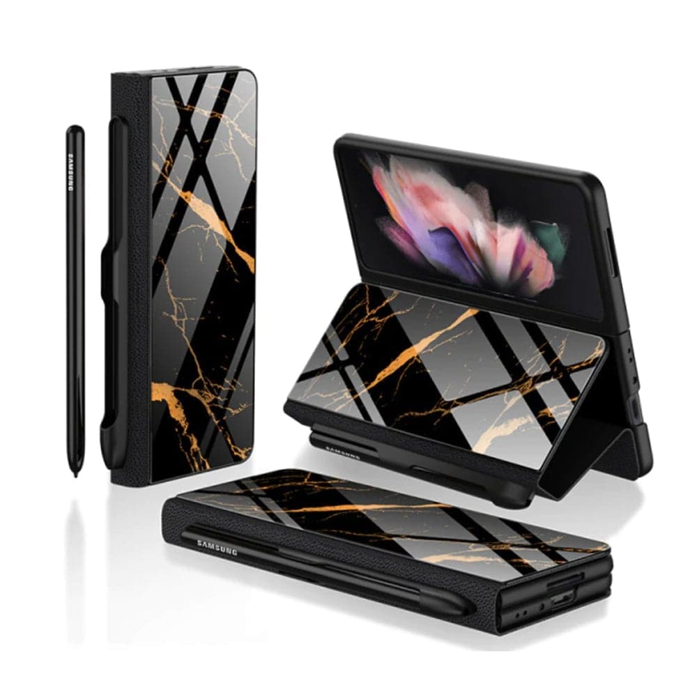 Leather Mirror Case - Z Fold series - LAMKARI