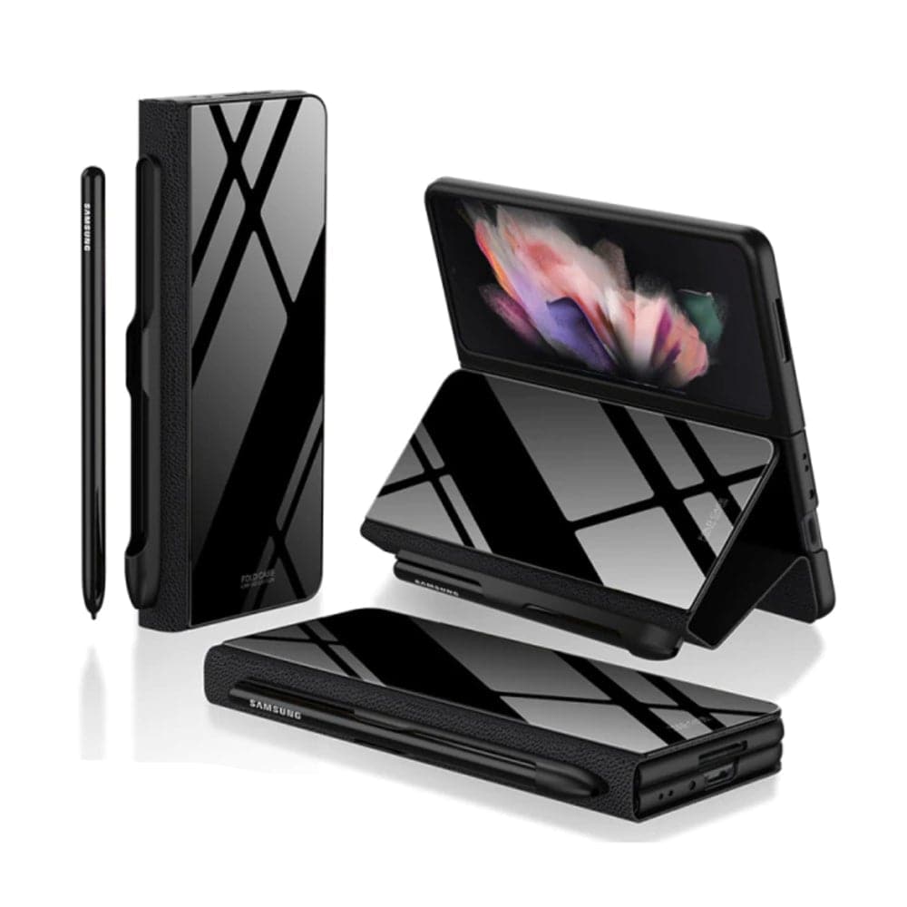 Leather Mirror Case - Z Fold series - LAMKARI
