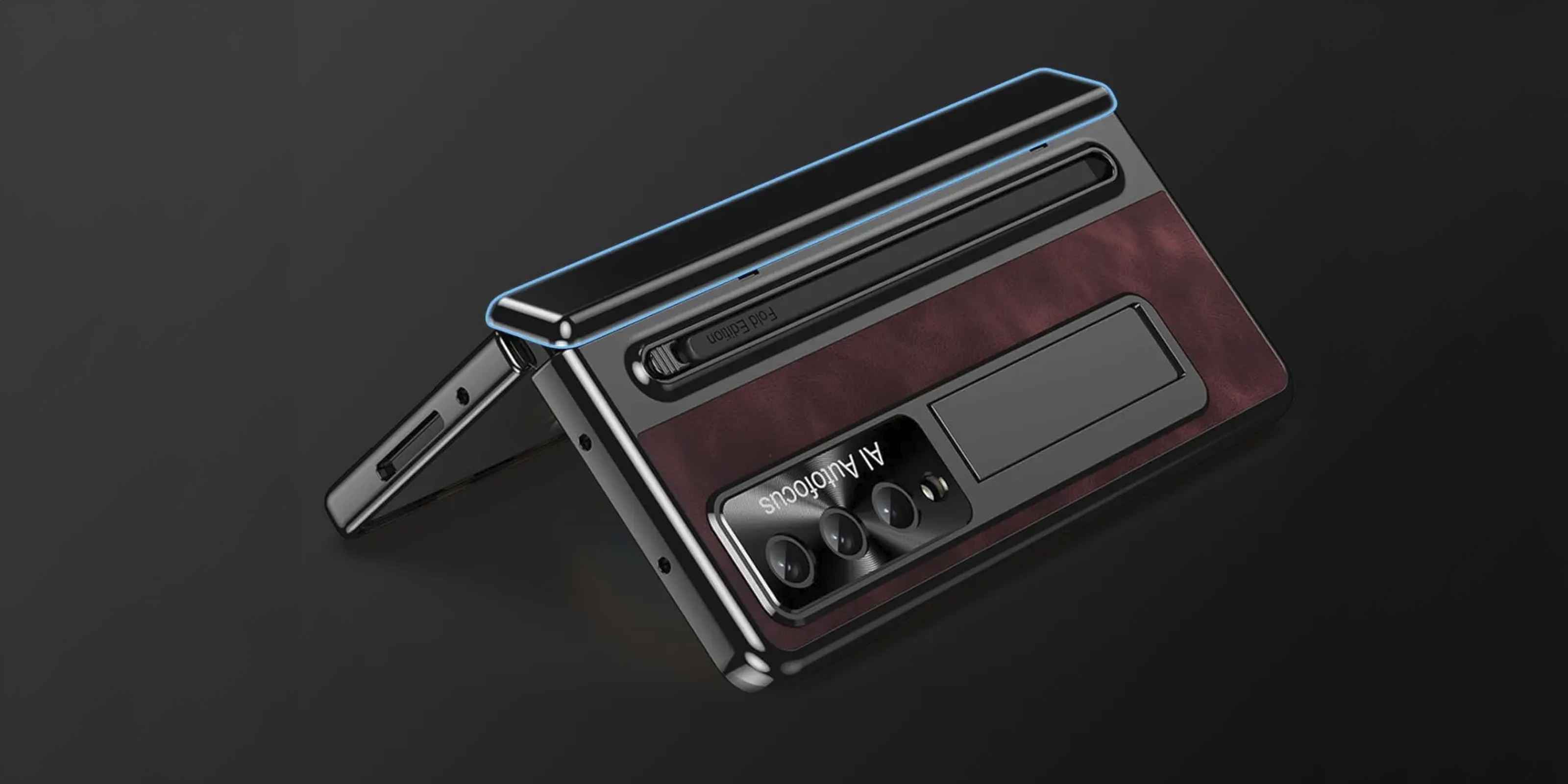 Leather Z Fold6 Case - Lamkari