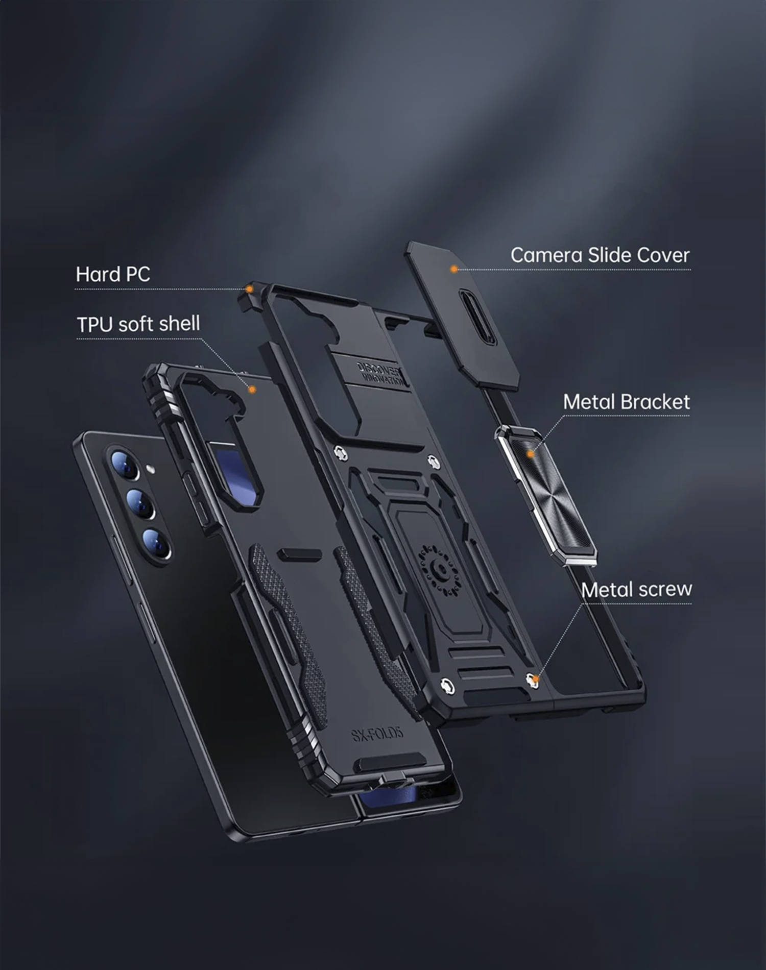 Shockproof CamShield Z Fold6 Case - Lamkari