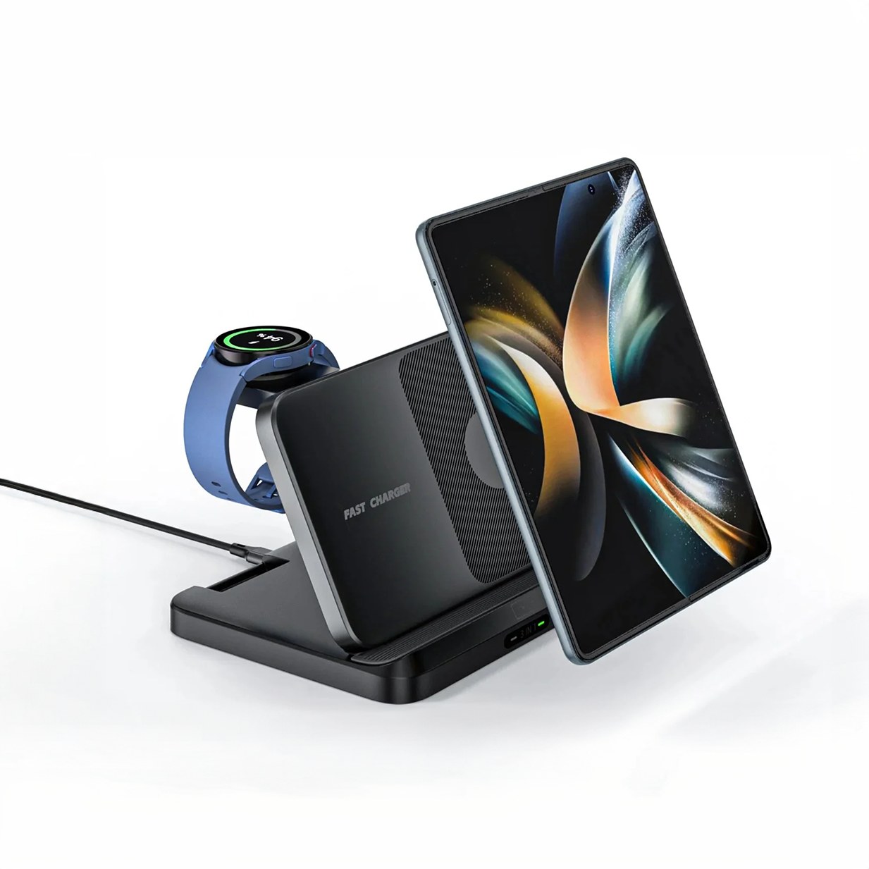 Samsung Galaxy Z Fold Desk Charging Station - Fold6 Fold5 Fold4 Fold3 Google Pixel Lamkari