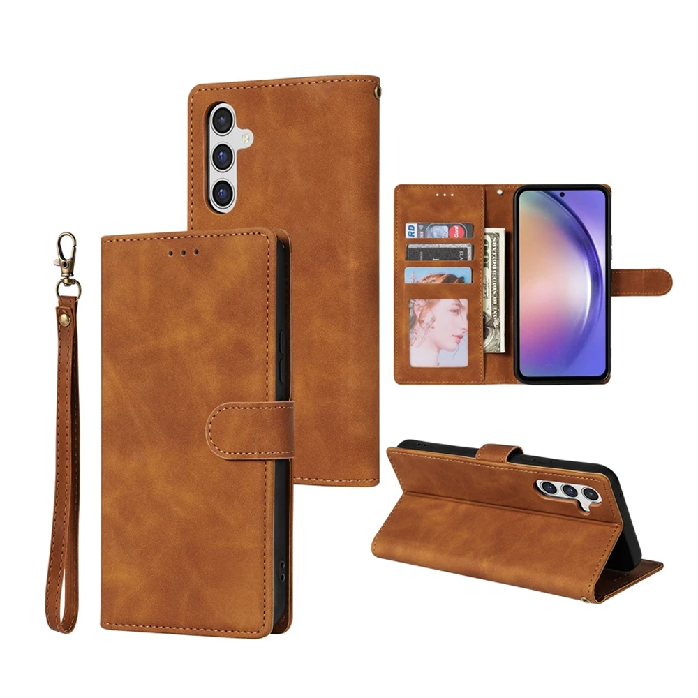 Leather Wallet Case - S23 & S24 Case - LAMKARI