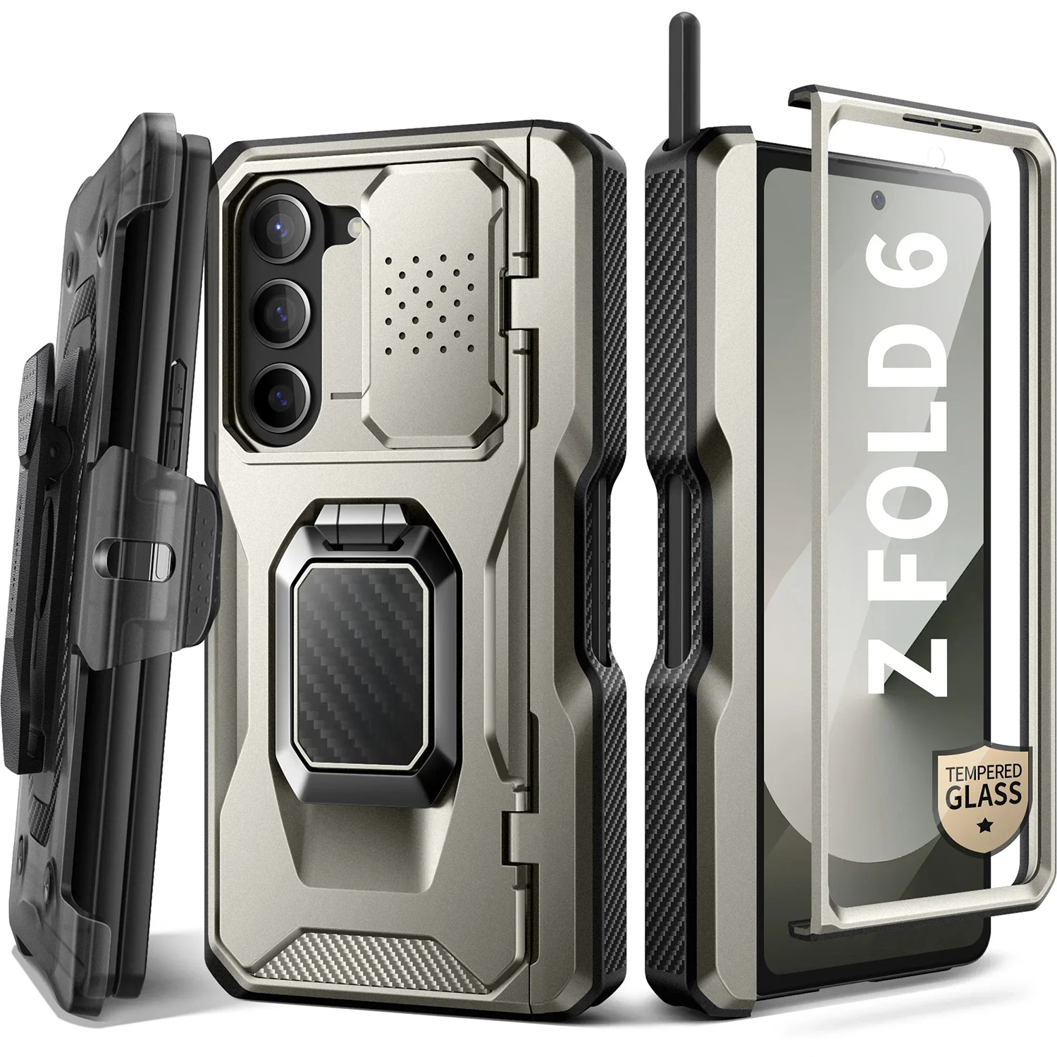 Shockproof Belt Clip Z Fold6 Case