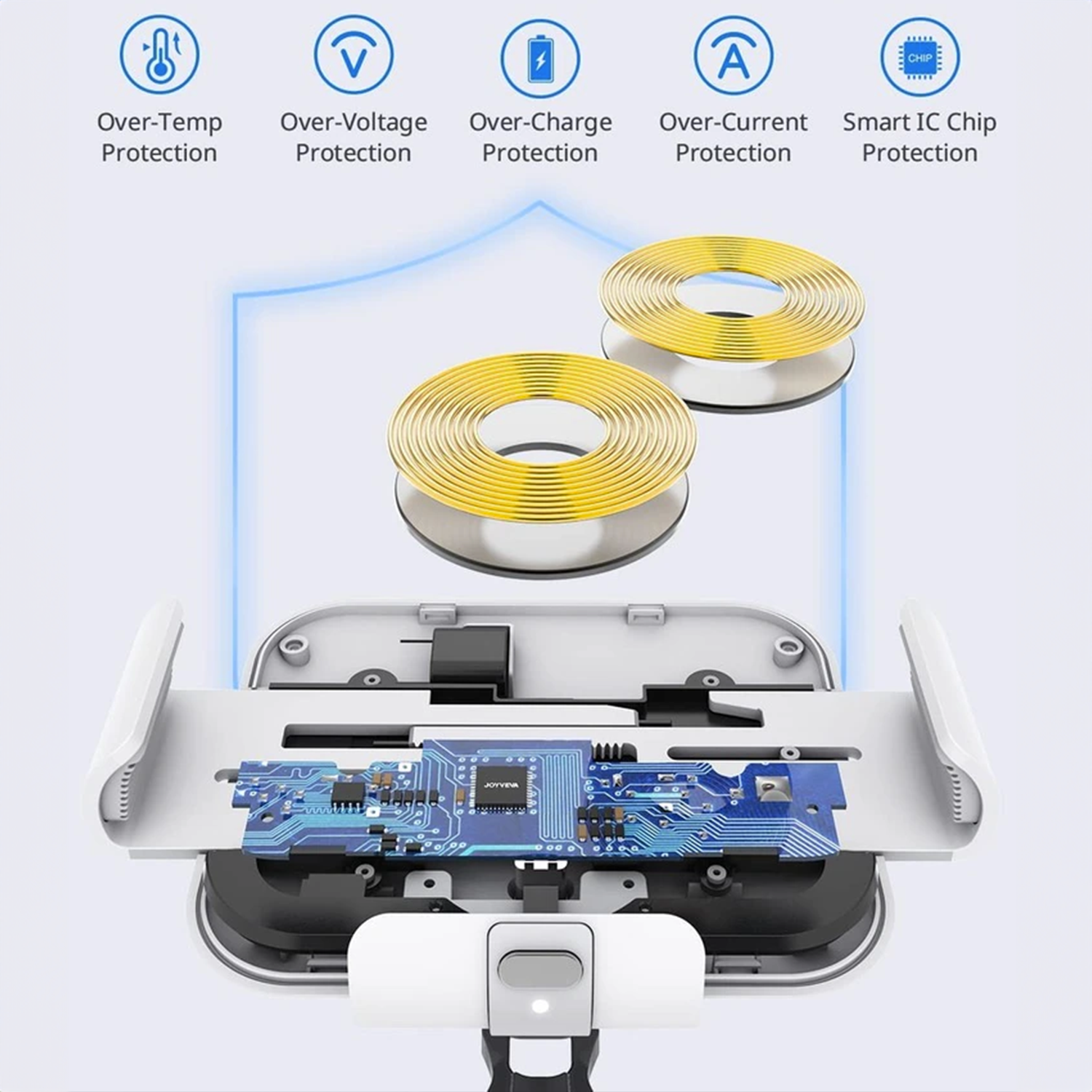 Samsung Galaxy Z Fold Car Wireless Charging Mount - Fold6 Fold5 Fold4 Fold3