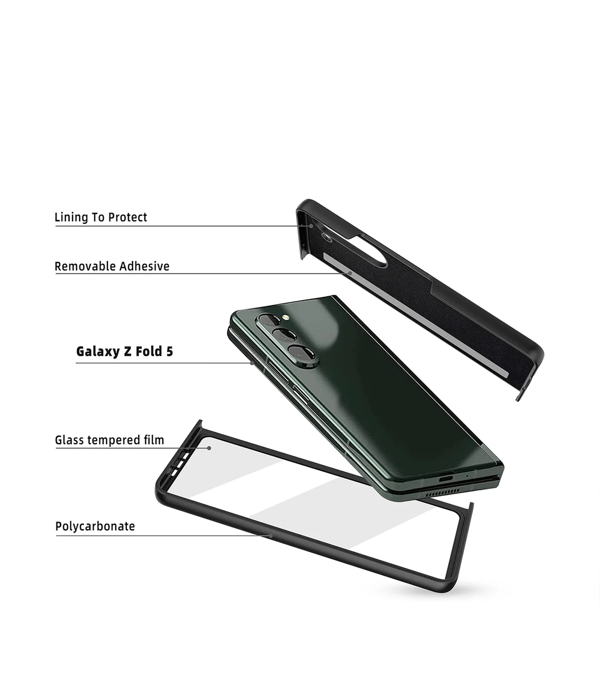 Card Holder Z Fold Case - LAMKARI