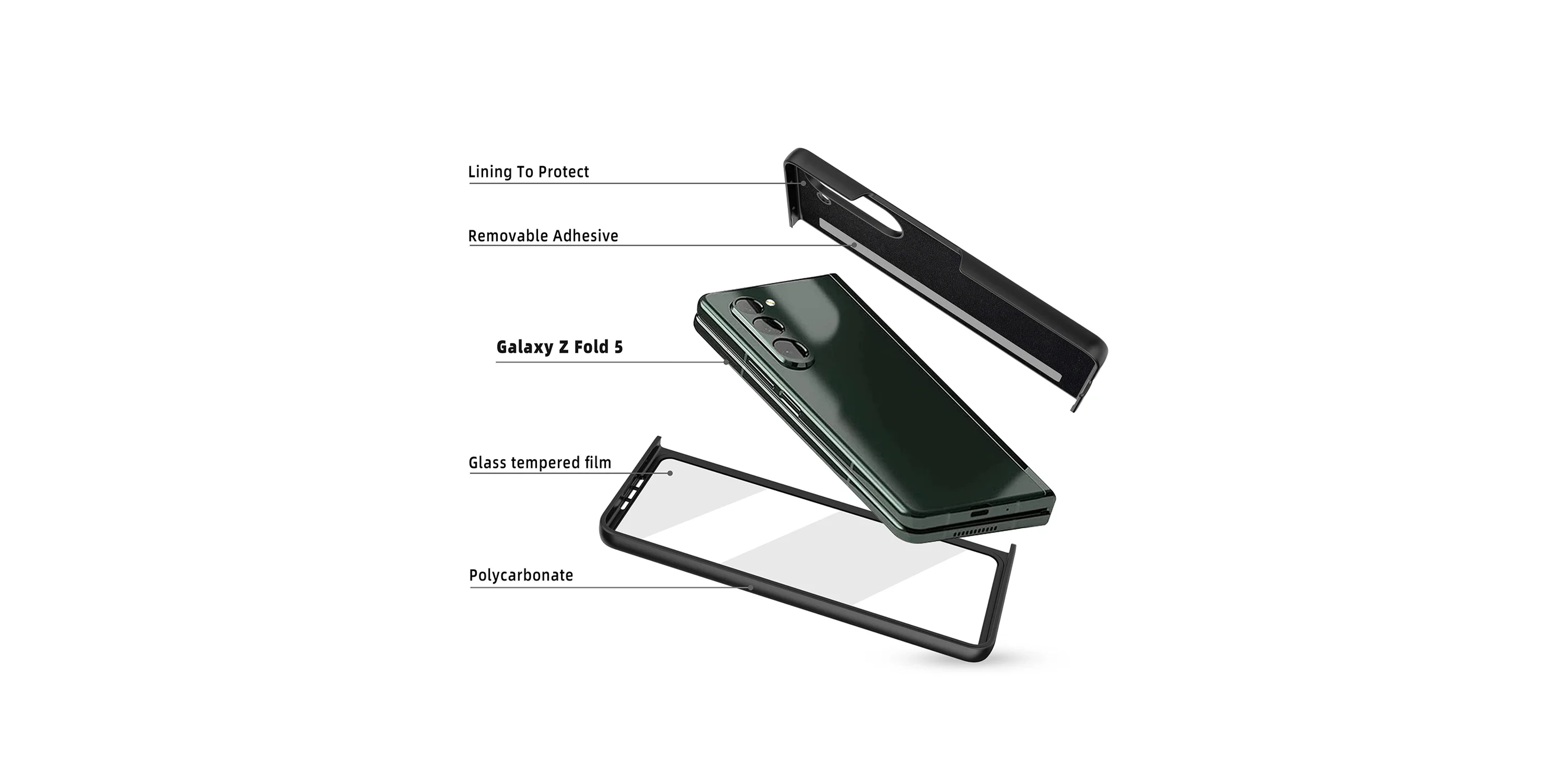 Wallet Samsung Galaxy Z Fold Case - Fold6 Fold5 Fold4 Fold3 Lamkari