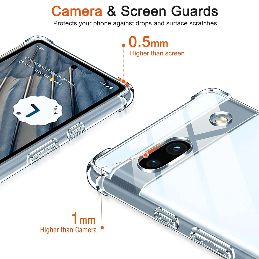 Clear Shockproof Pixel 7 & 8 Case - LAMKARI