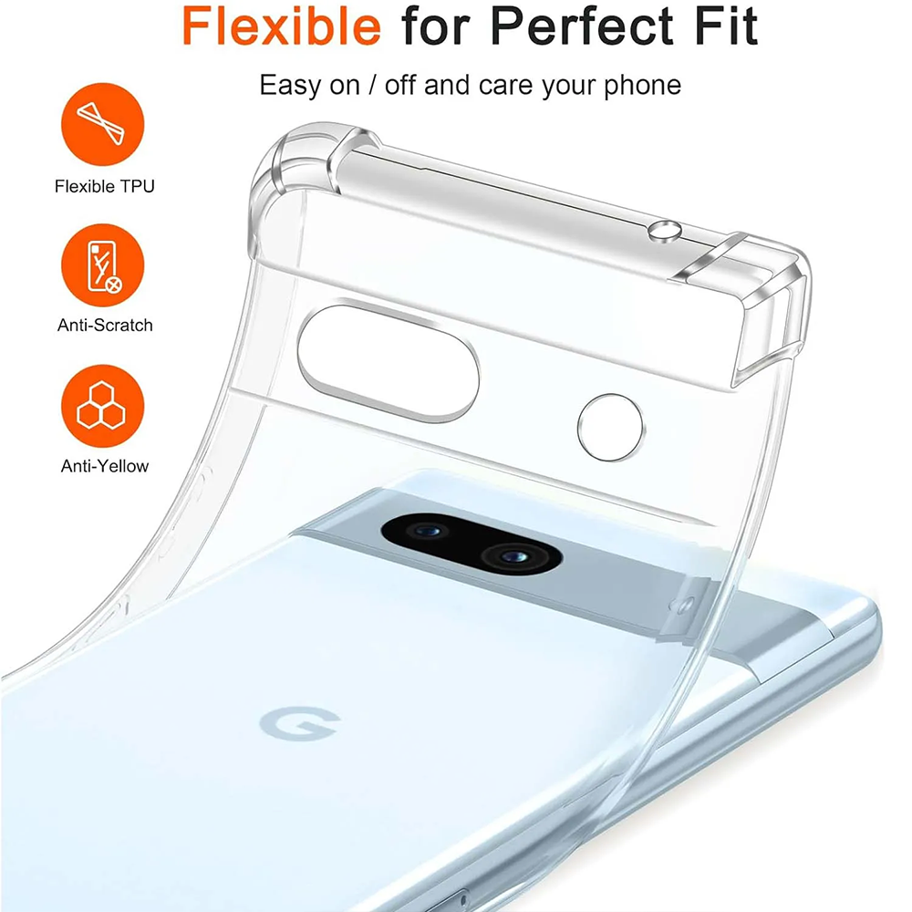 Clear Shockproof Pixel 7 & 8 Case - LAMKARI