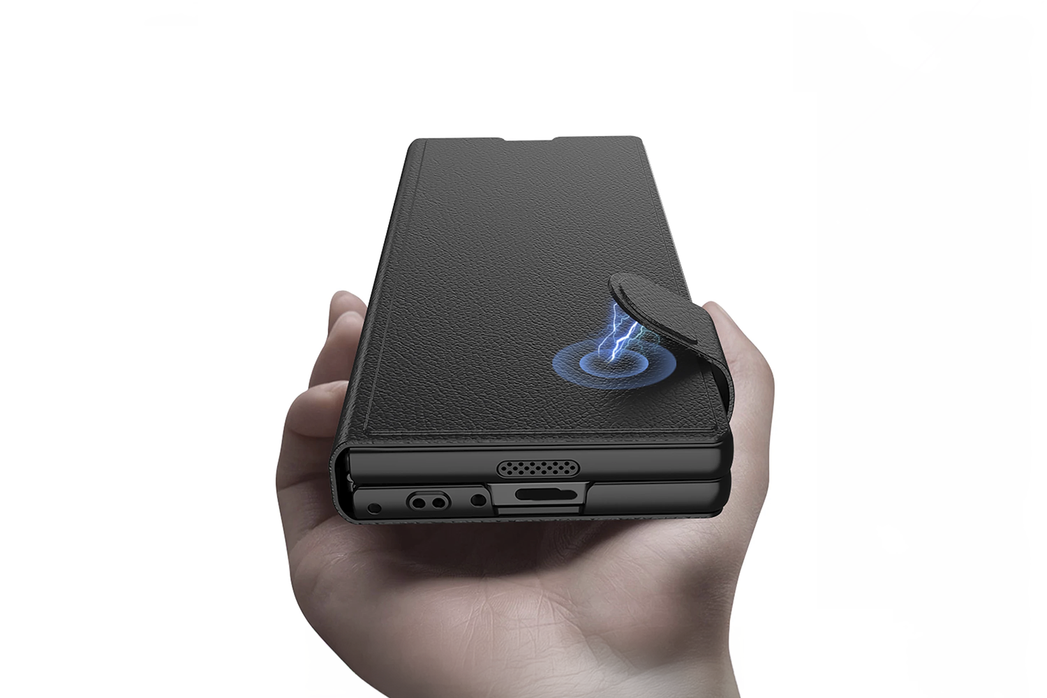 Leather waallet Z Fold6 Case - Lamkari