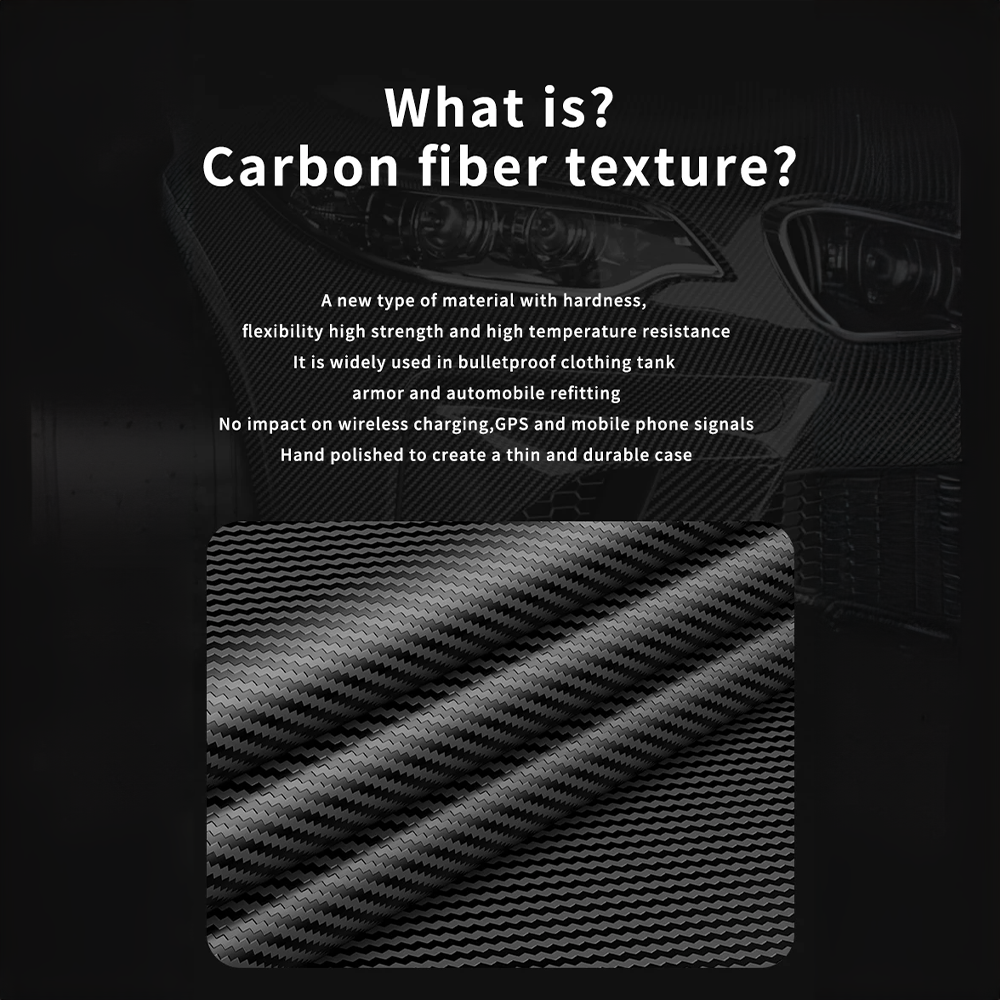 Carbon Fiber Pixel Fold Case - LAMKARI