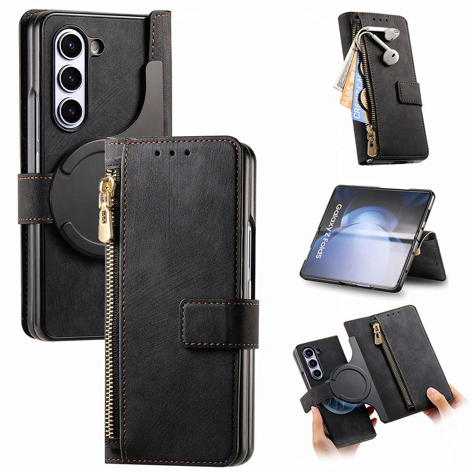 Magnetic Wallet Z Fold6 Case - LAMKARI