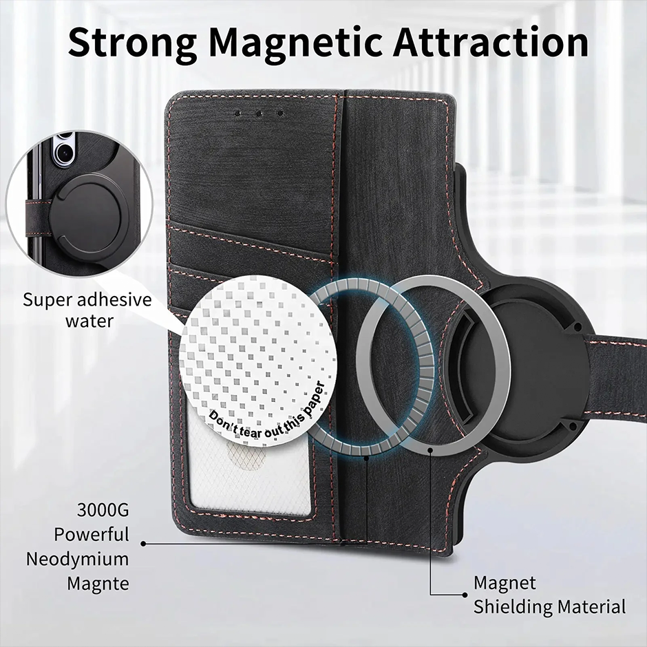 Magnetic Wallet Z Fold6 Case - LAMKARI