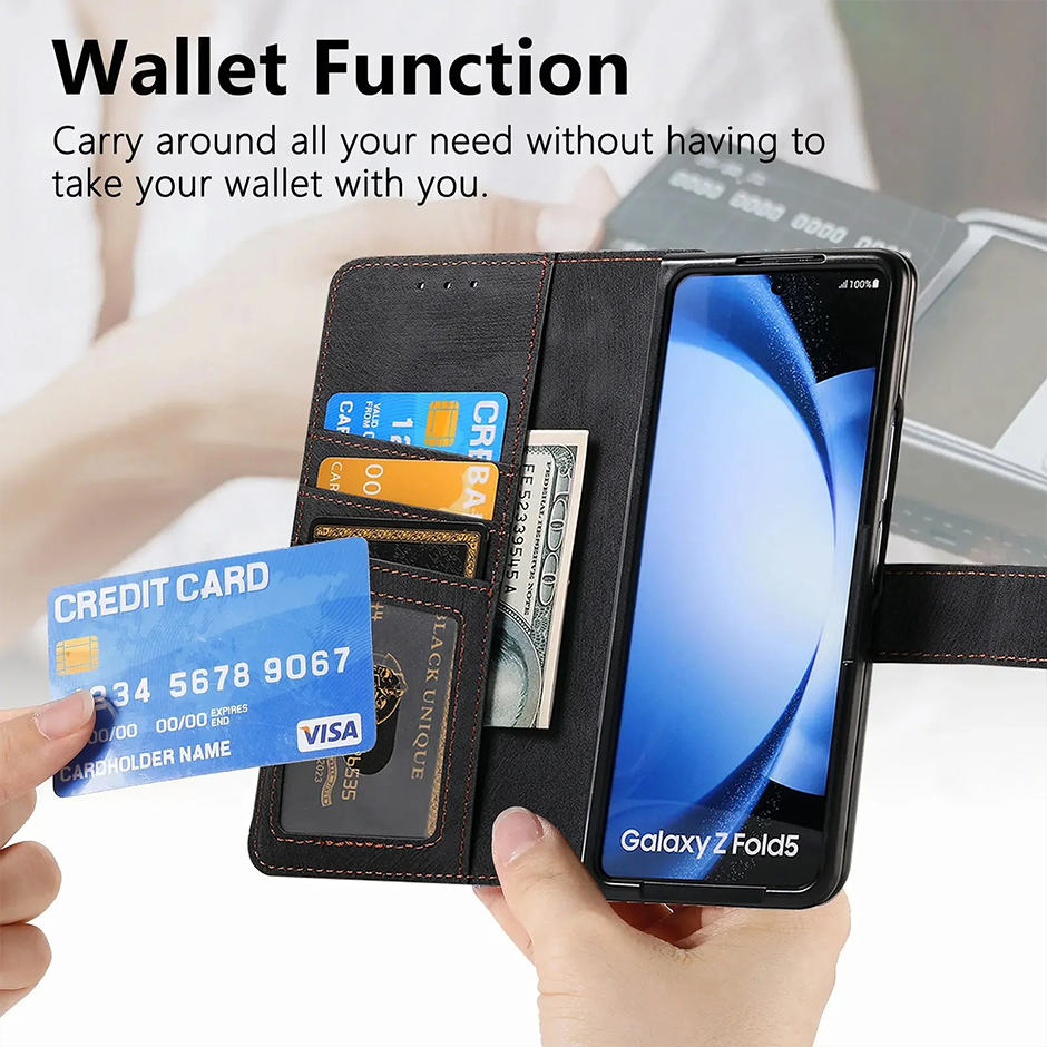 Magnetic Wallet Z Fold6 Case - LAMKARI