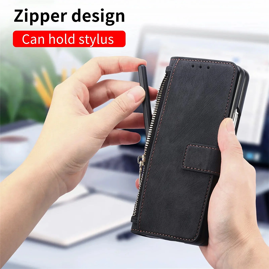 Magnetic Wallet Z Fold6 Case - LAMKARI