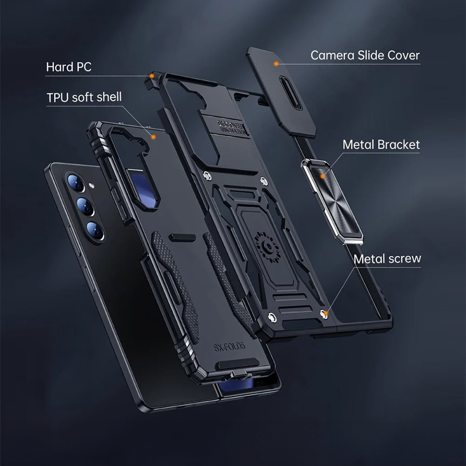 Shockproof CamShield Z Fold6 Case - LAMKARI