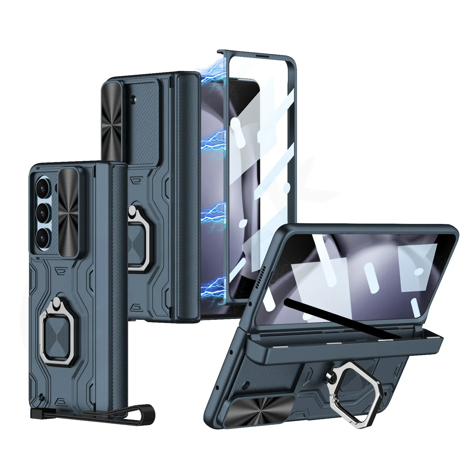 Shockproof Slide Z Fold 6 Case - LAMKARI