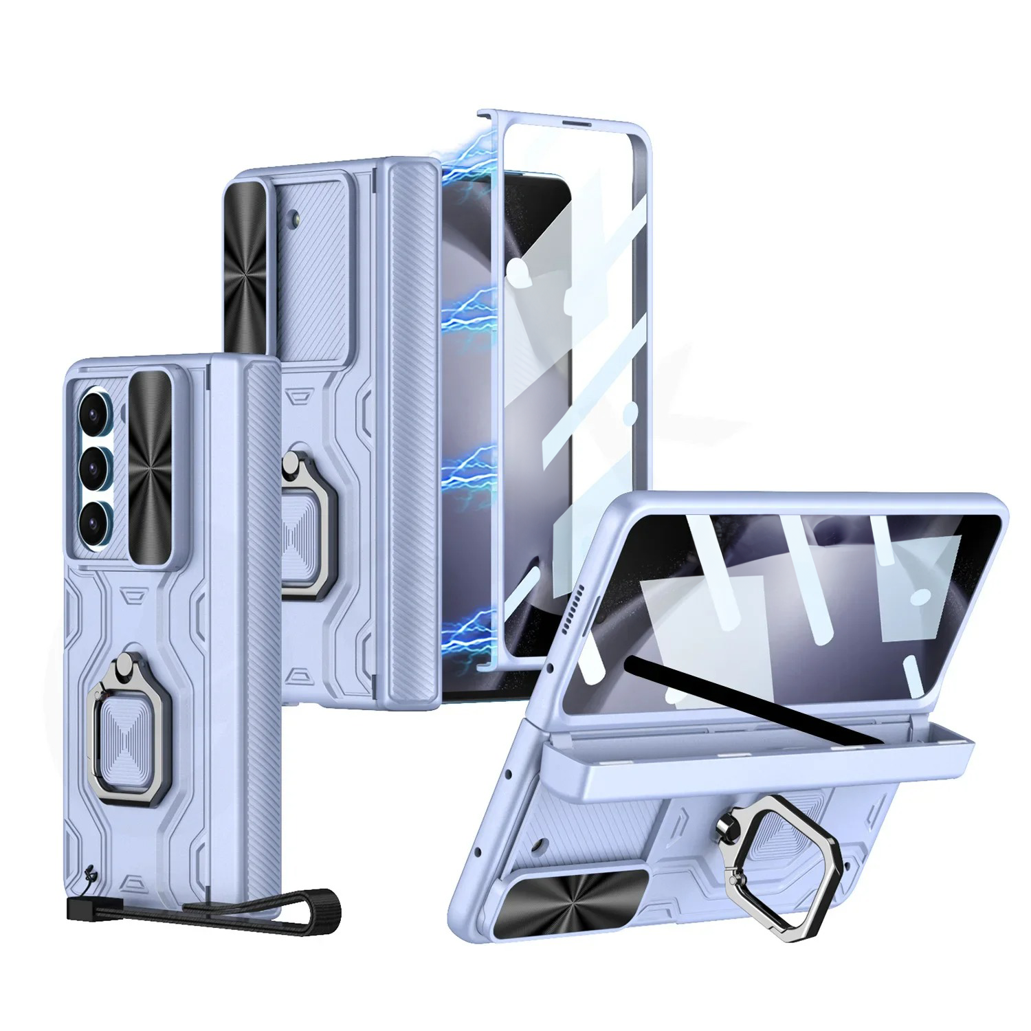 Shockproof Slide Z Fold 6 Case - LAMKARI