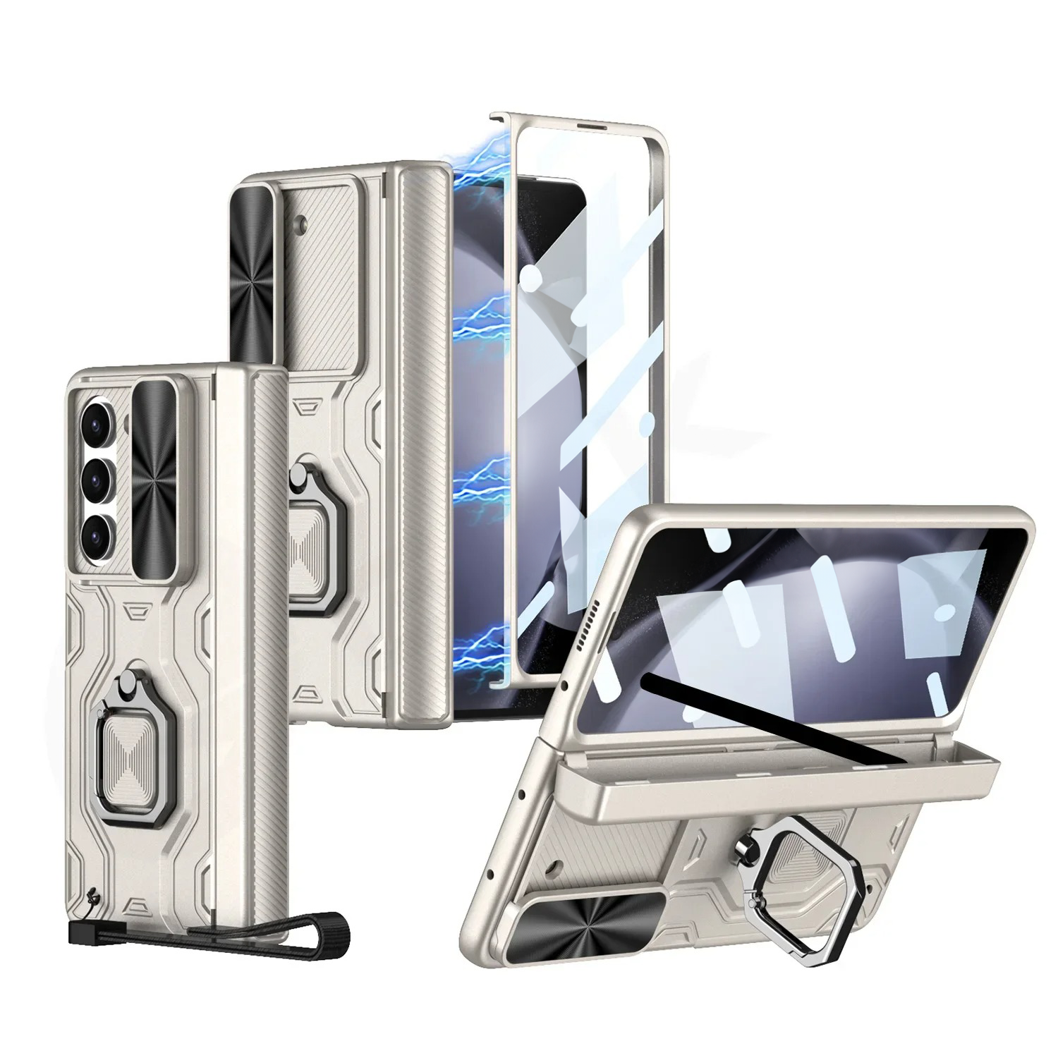 Shockproof Slide Z Fold 6 Case - LAMKARI