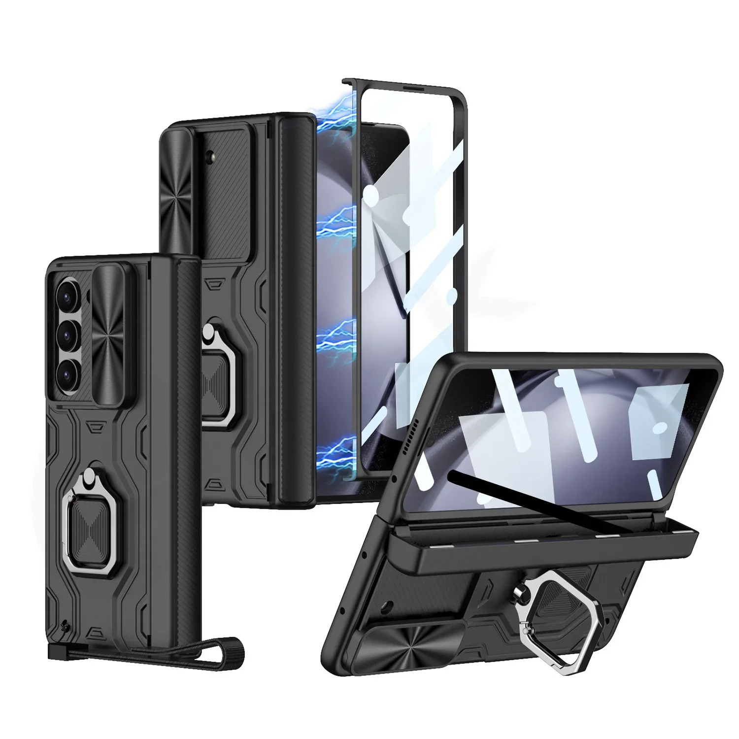 Shockproof Slide Z Fold 6 Case - LAMKARI