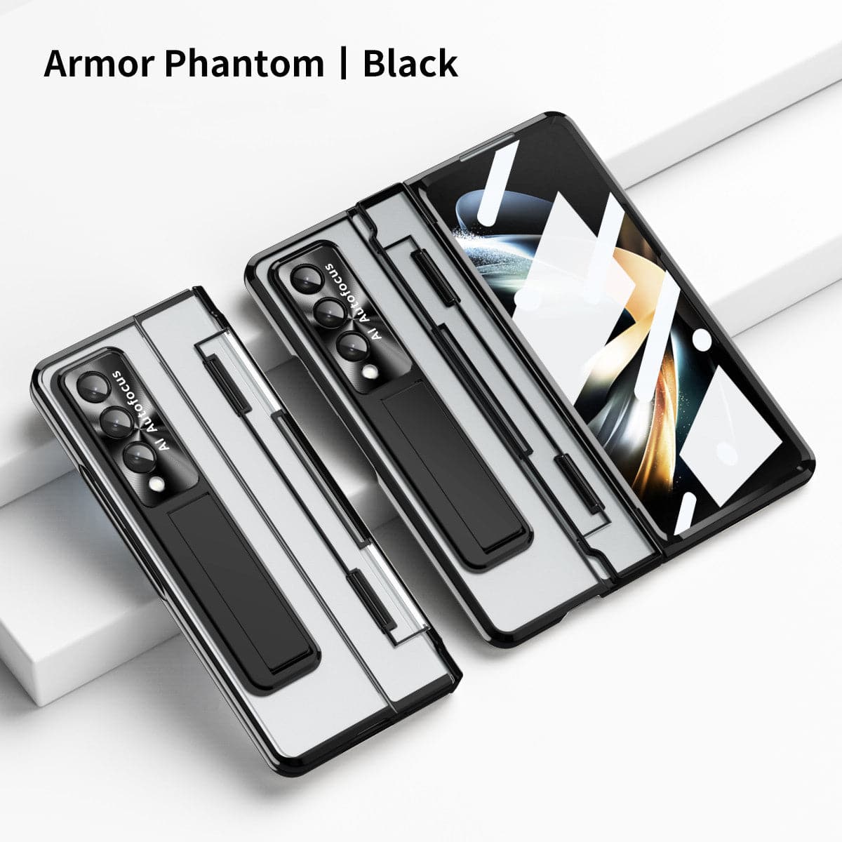 360° Clear Armor Case - Z Fold Series - LAMKARI - Hinge protection Z Fold5 Case     